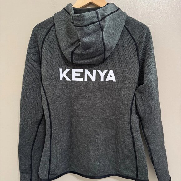 Nike Pro Elite Kenya Team Issue Tech Fleece Hoodie Jacket Running Womens XL NEW - Picture 2 of 9